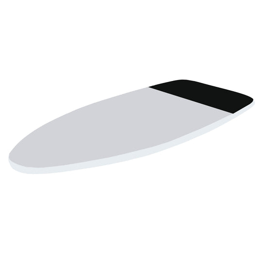 Copriasse Ricambio Asse da Stiro Elegant 125x46 cm Cotone Spugna Feltro Grigio