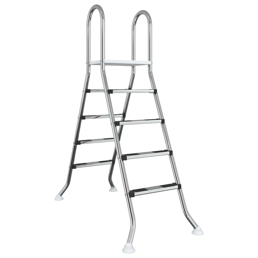 Scala per piscina fuori terra 195 x 150 cm 4-Gradino 42032423