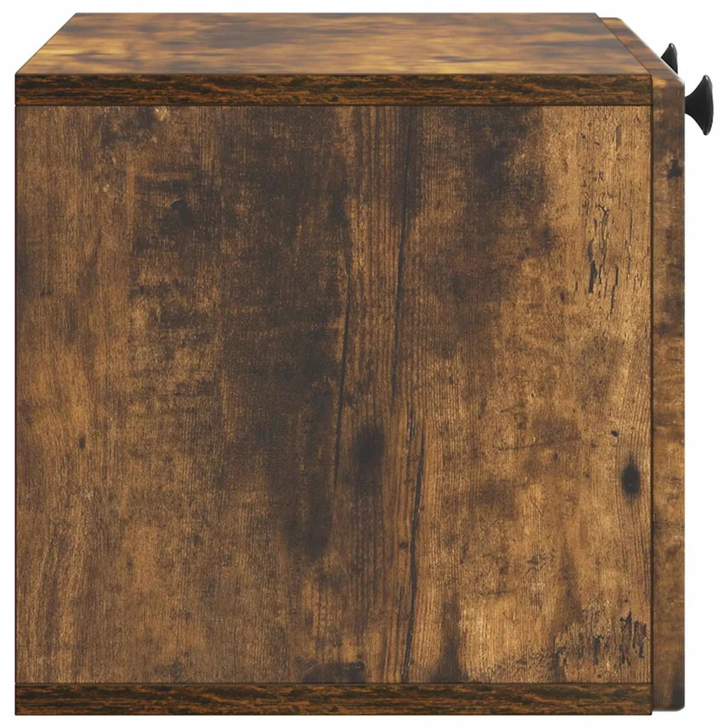 Mobile Porta TV da Muro Rovere Fumo 59,5 x 31 x 30 cm