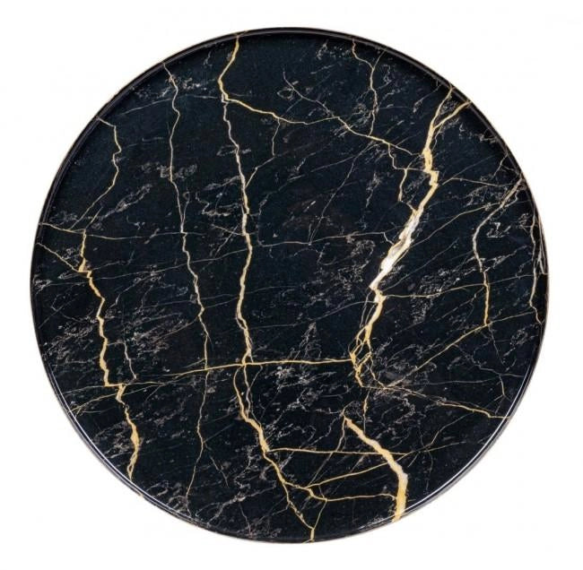 Tavolino Basso Ø40x41,5 cm in Acciaio