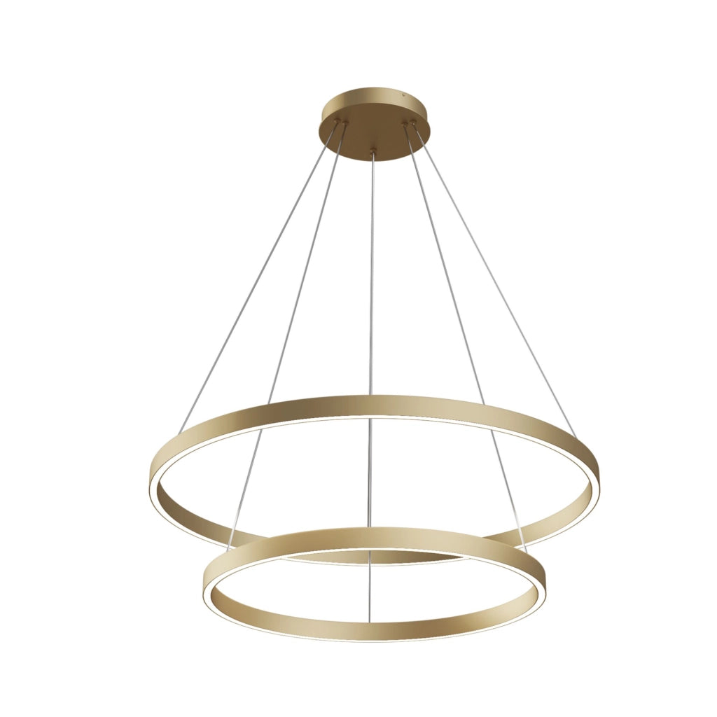 Maytoni Lampadario Moderno Rim 1 luce LED integrato ottone alluminio