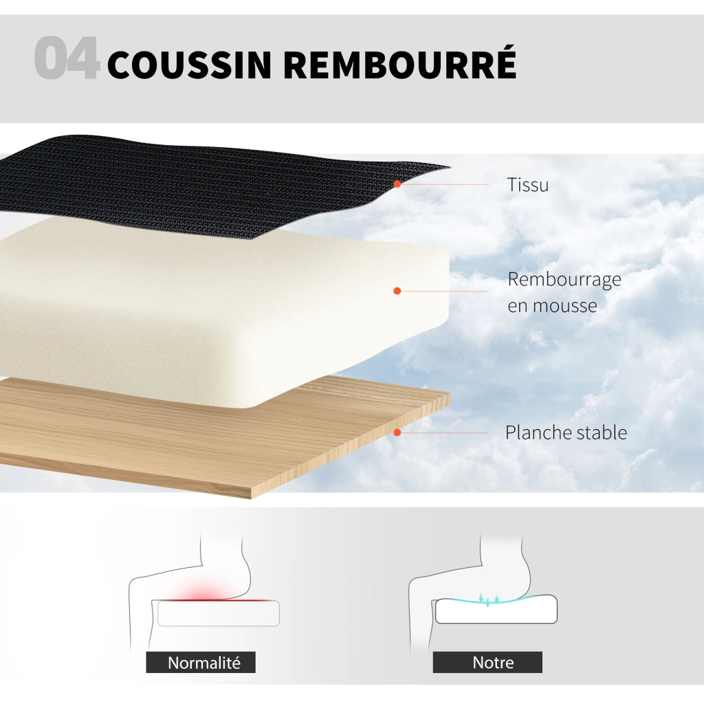 Sedia da ufficio ergonomica ¨C zephmum ¨C nero, supporto lombare 4D, braccioli regolabili, 60x60x108-132 cm