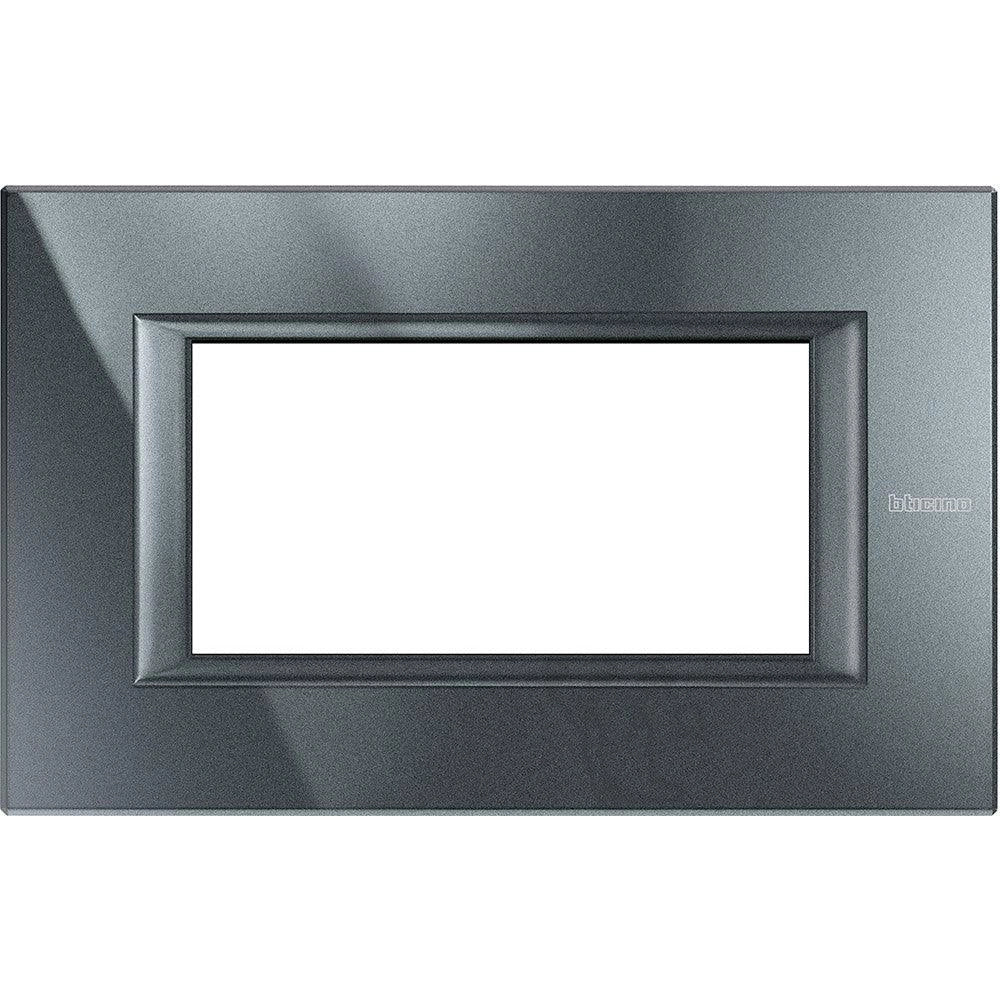 Bticino Axolute - Placca 4P Antracite HA4804HS