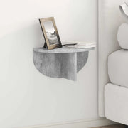 Scaffale da parete 2 pcs Grigio cemento 38 x 19 x 19 cm