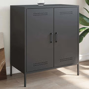 Credenza Nera 68x39x79 cm in Acciaio 842976