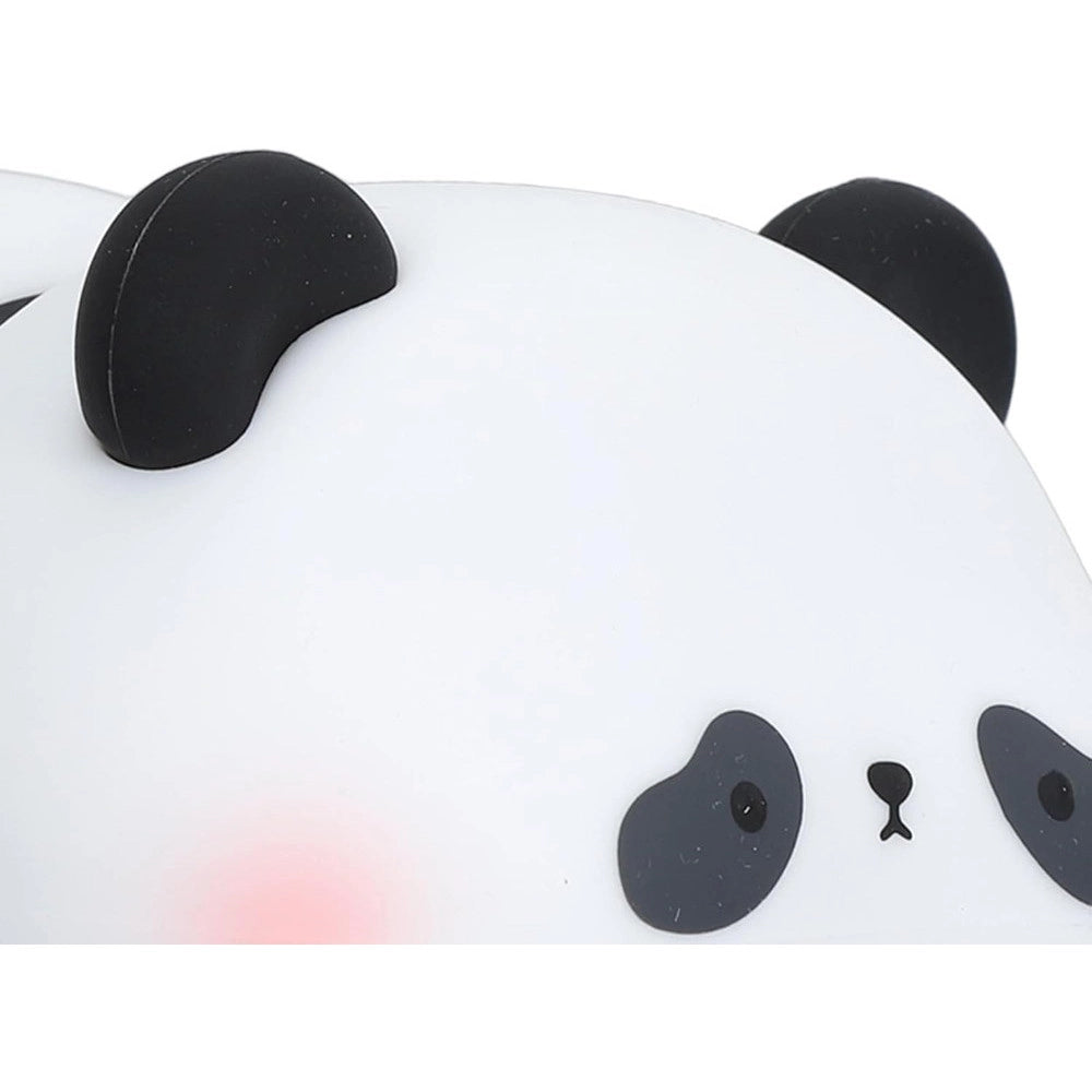 Trade Shop - Luce Notturna Forma Panda Lampada A Led In Silicone Dimmerabile Ricaricabile Usb -
