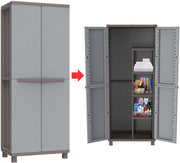 Kast per Esterno - Kit per Esterno - Cestini per Esterno - Materiali in Poliester - Grigio