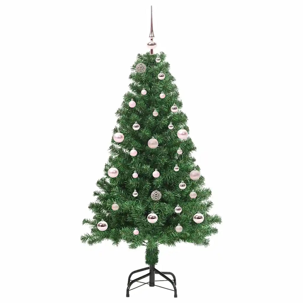 Albero di Natale Artificiale-Albero Natalizio con 150 LED Verde 150 cm 458667