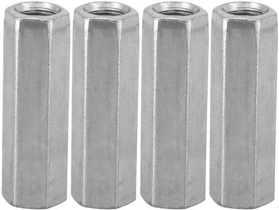 Viti a sezione esagonale lunghe - M8 - Carbonio - 10 pezzi - Adatto per macchine - M8x40