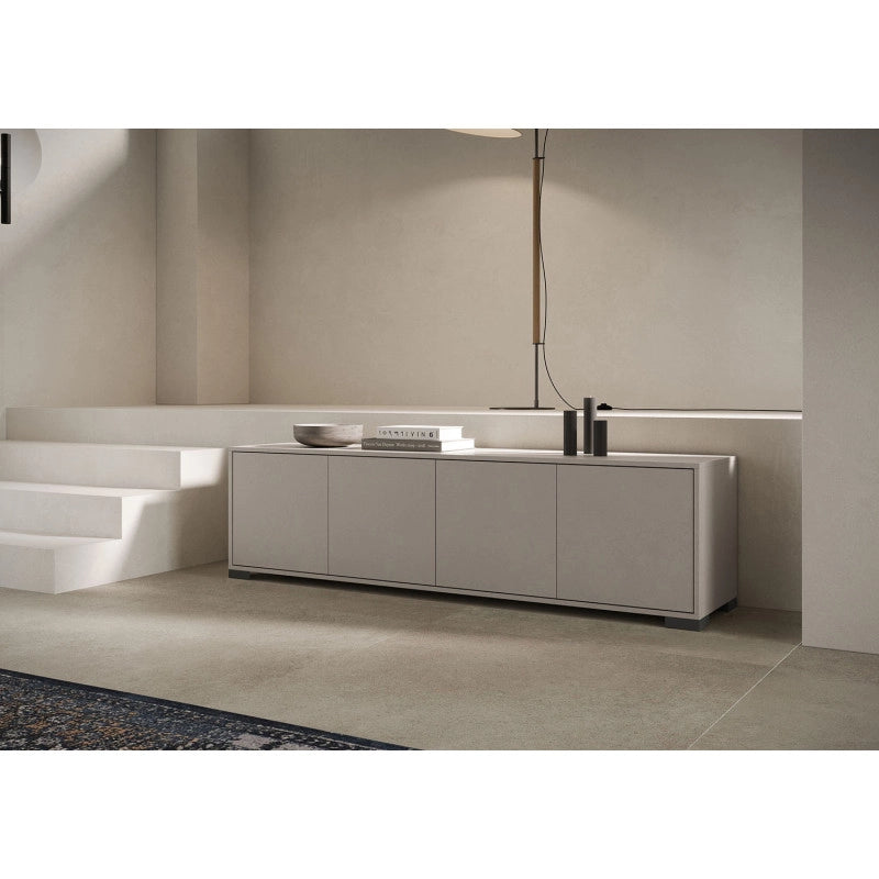 Porta TV moderno 4 ante 172x40x48 cm Lumina - Cashmere