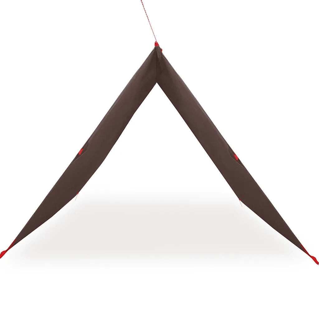 Telone da Campeggio Marrone 366x306 cm Impermeabile 4009595