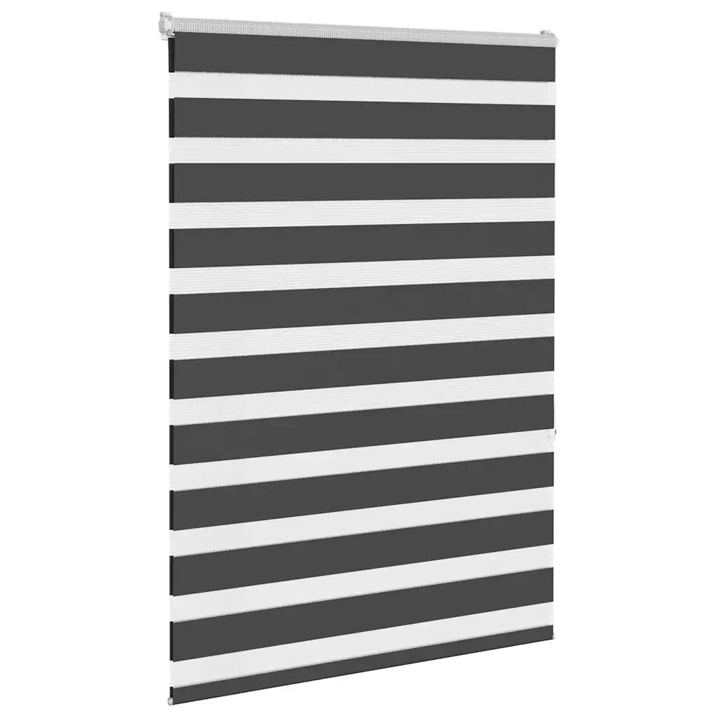 Tenda a Rullo Zebra Nero Larghezza Tessuto 110,9 cm Poliestere 4014238
