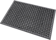 Zerbino Gomma Morbida 47x62 Cm Tappeto Ingresso Raschia Fango Dentato Drenante Antiscivolo