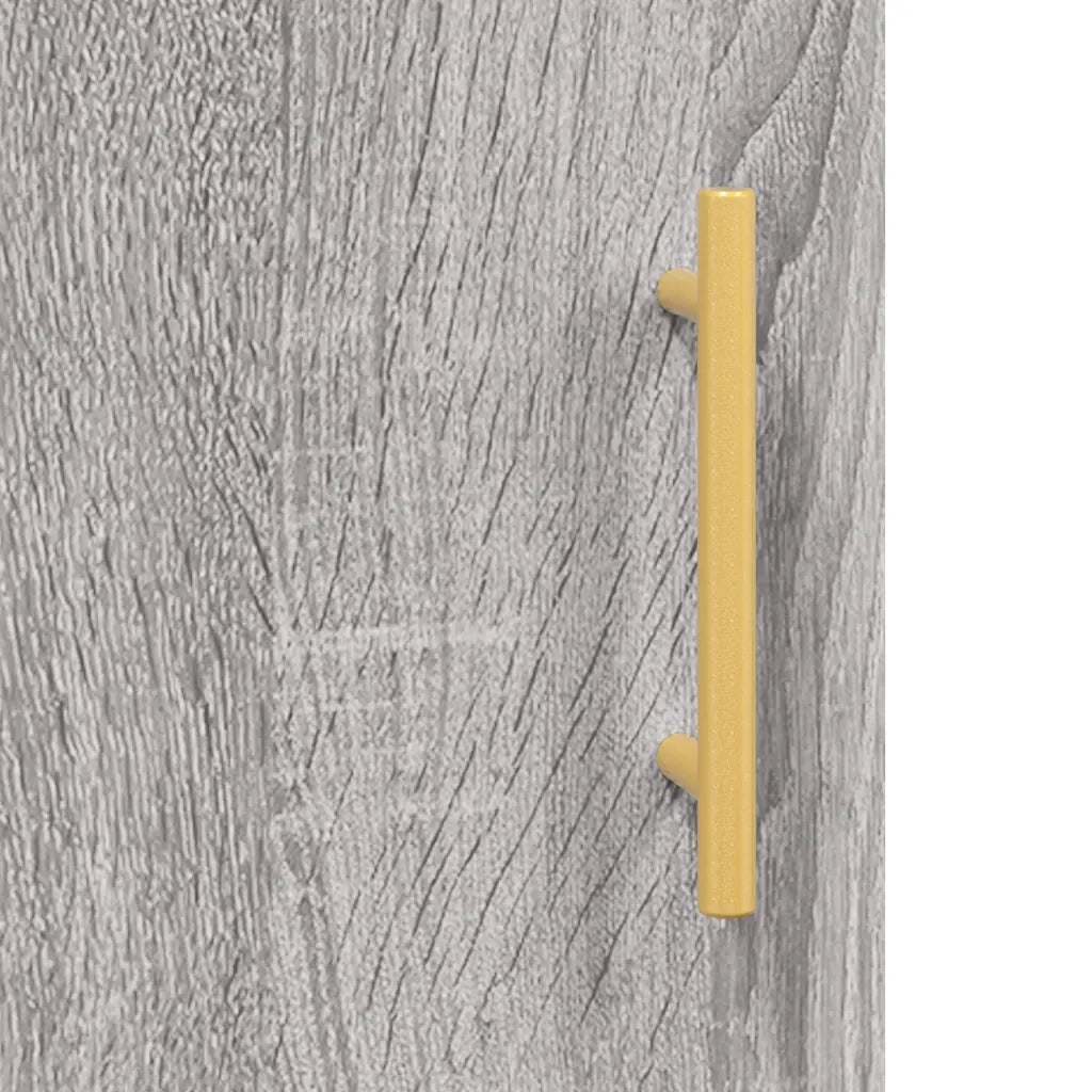 Credenza Grigio Sonoma 34,5x34x180 cm in Legno Multistrato 3199231