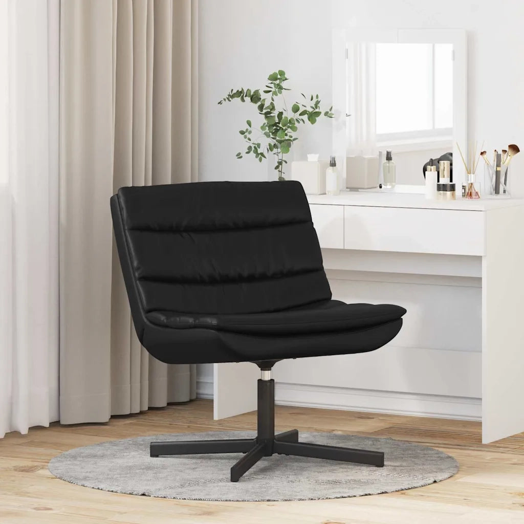 Sedia girevole Nero 63 x 75 x 76 cm PU CFW3550598