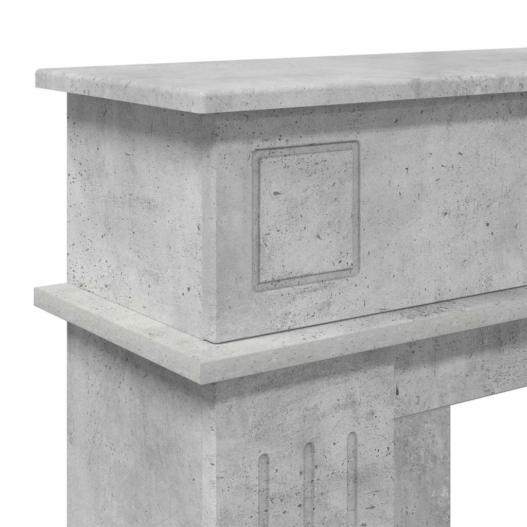 Cornice per camino Grigio Cemento 102 x 26 x 100 cm 8006645