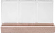 Supporto per Polaroid Mini - Helder Acryl - 3 Aperture - Decorazione Luminosa - Sottile Supporto per Foto - Fotofusto