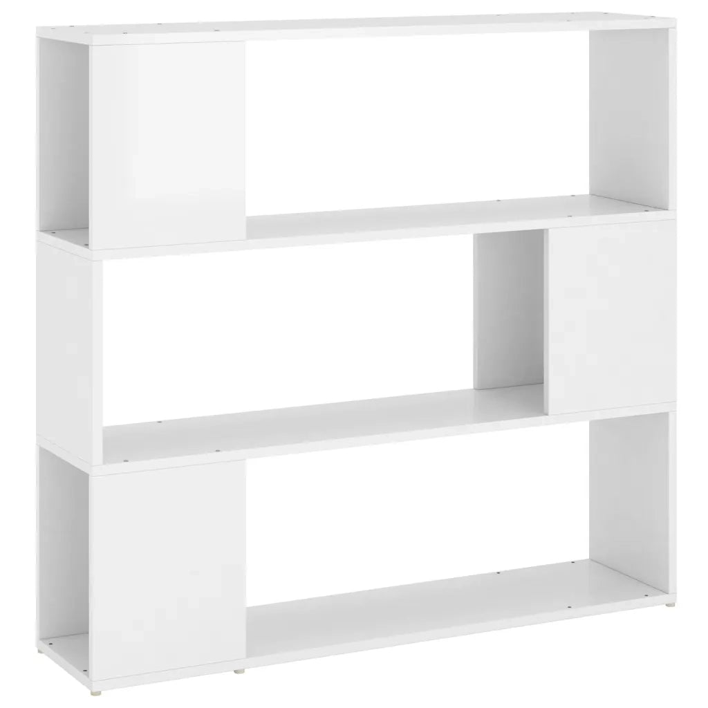 Libreria/Divisorio Bianco Lucido 100x24x94 cm 809185