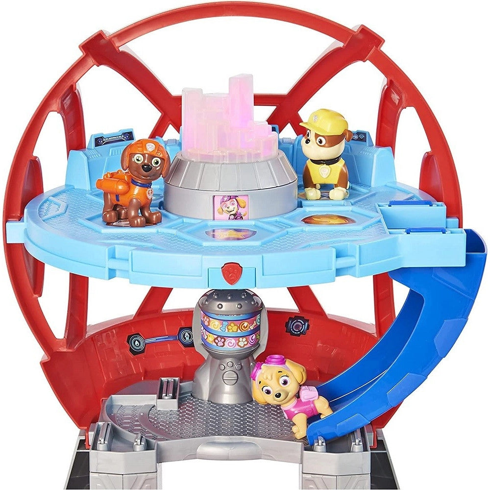 Trade Shop - Mega Quartiere Generale Paw Patrol 6 Personaggi Veicolo Luci Suoni Gioco Bambini -