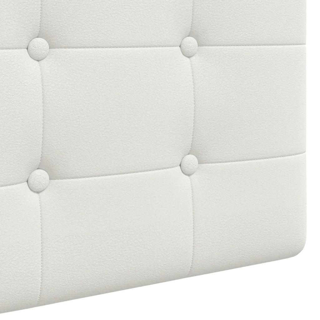 Testiera | Testata sospesa Con luce LED Bianco Similpelle