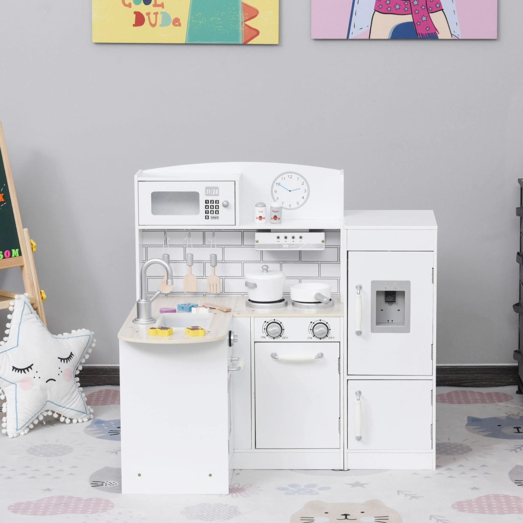 Cucina Giocattolo Bambini ¨C Zephmum ¨C Bianco 86x64x84.5 cm