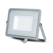 V-TAC PRO Faro LED 50W Chip Samsung 4000K IP65 Grigio VT-50-G SKU 464