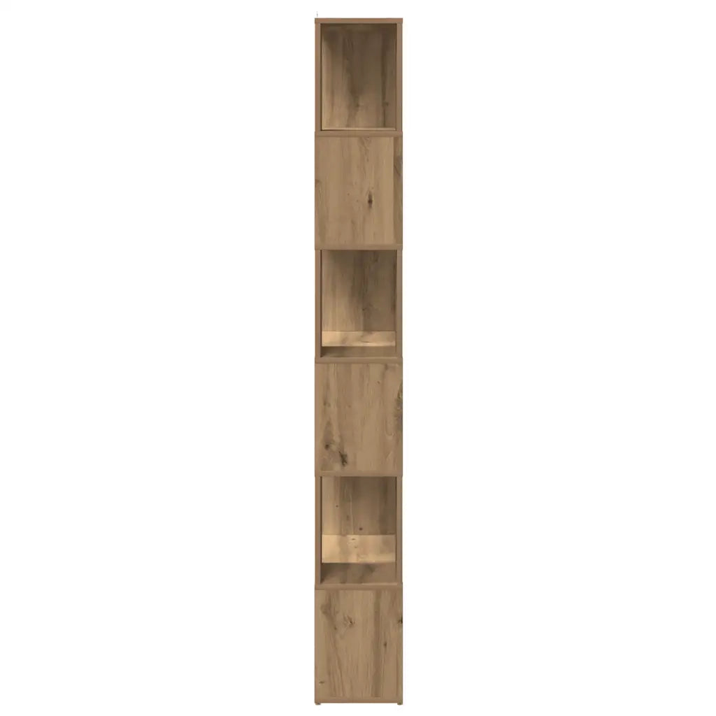 vidaXL Libreria/Divisorio Stanza Rovere Artigianale 60x24x186 cm