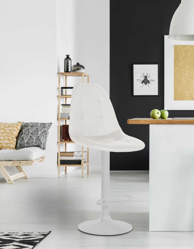 Sgabello bar Elmore ecopelle L 7