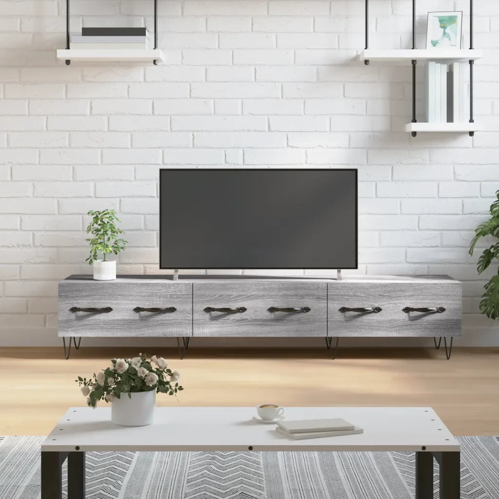 Mobile TV | Armadietto TV | Mobile Porta TV Grigio Sonoma 150x36x30 cm in Legno Multistrato