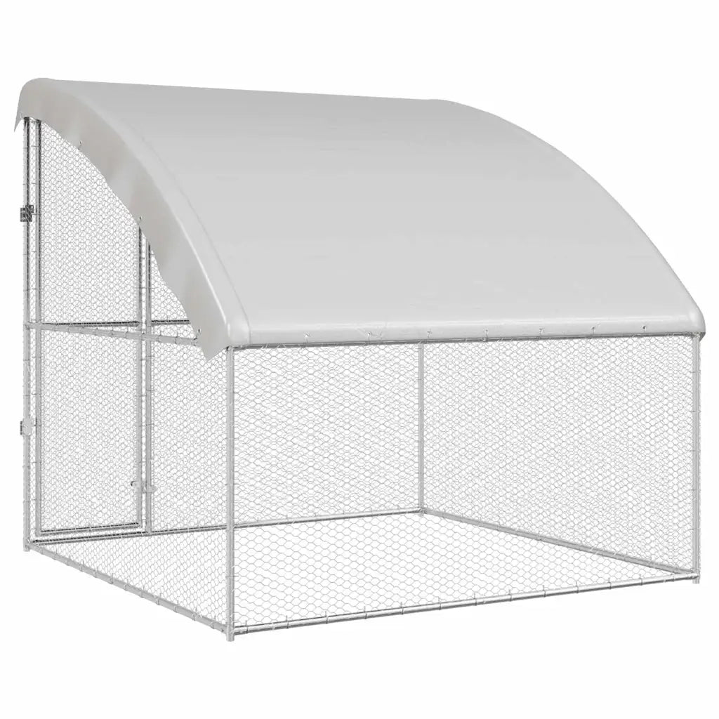 Gabbia per polli Argento 2 x 2 x 2 m Acciaio zincato