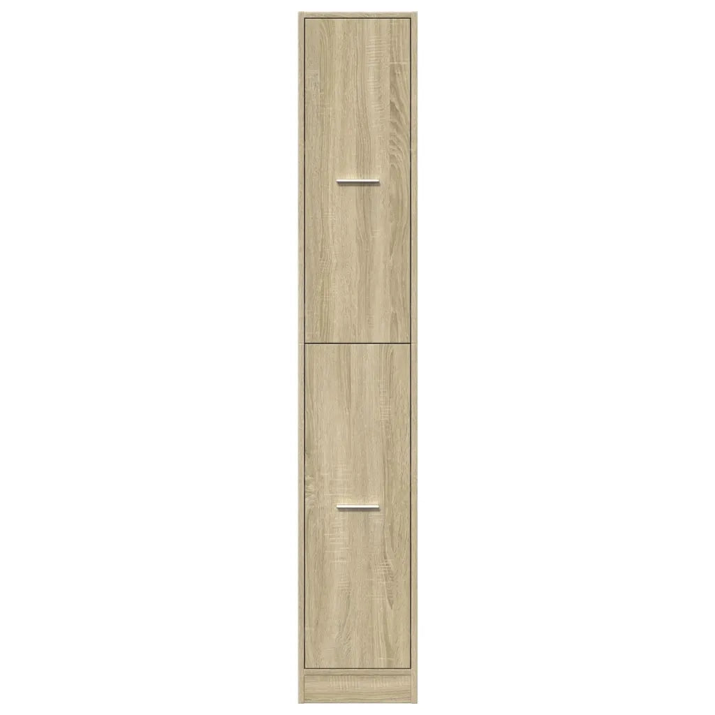 Armadietto da Farmacia Rovere Sonoma 30x41x174,5 cm Truciolato