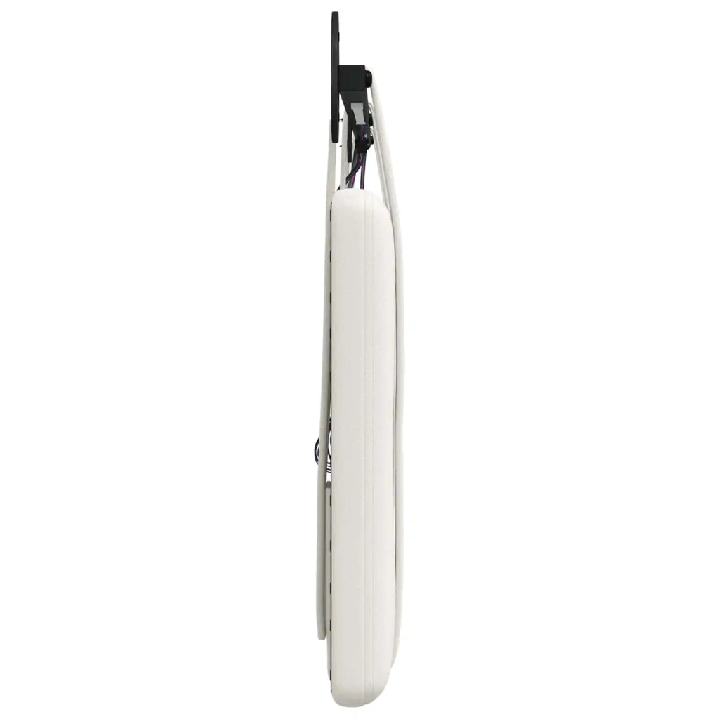 Testiera sospesa Con luce LED Bianco Similpelle