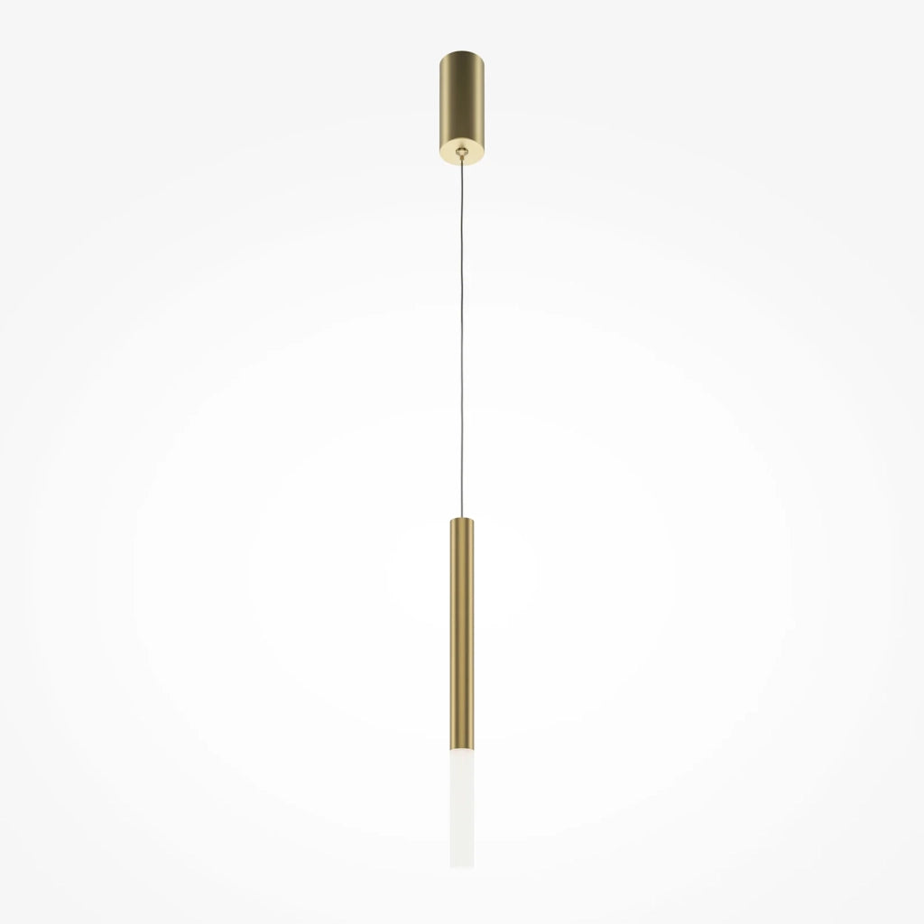Maytoni Lampadario moderno Pro Shade 1 luce LED integrato oro metallo