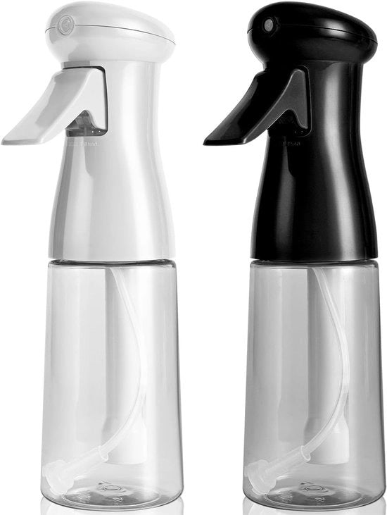 Spray per capelli, continua spruzzatore, flaconi vuoti, nebbia d'acqua ultra fine per styling, pulizia, piante, animali domestici, parrucchiere, salone, profumo di olio essenziale - 2-pack 6,8 oz