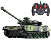 Trade Shop - Carro Armato Telecomandato Q-wj669 Giocattolo Con Telecomando Effetti Sonori Luci -