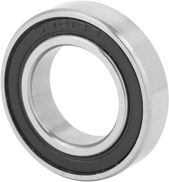 Lubrificanti a Rulli 10 Pezzi - Rivestimento in Gomma - 6801 2RS - 12x21x5mm - Alta Qualità Acciaio - Lunga Durata
