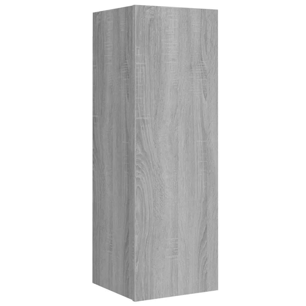Set di Mobili Porta TV 4 pz Grigio Sonoma in Legno Multistrato 3114204