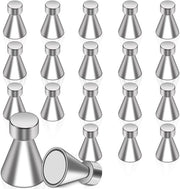 Pacco di 20 magneti neodymium, extra forti, minimagneti, quadrati in basso, magneti per lavagne, magneti forti per frigoriferi, pannelli da attacchi, lavagne, magneti cilindrici