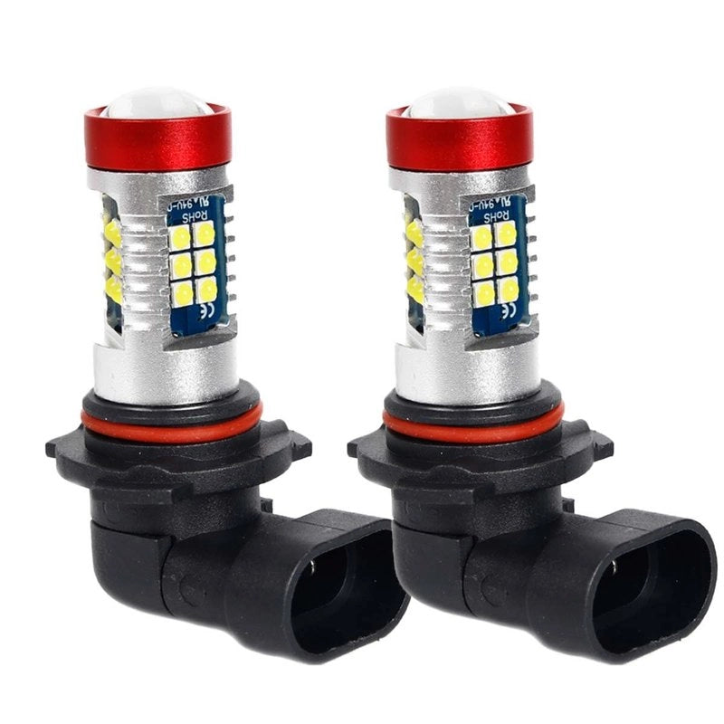2 PZ Lampada LED HB4 9006 12-24V 400lm 8W Bianco Freddo Per Fendinebbia Auto