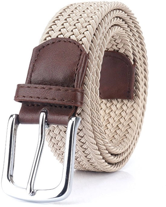Cintura elastica universale - Cinturino elastico tessuto - Larghezza 3,4 cm - Lunghezza 125 cm - Cintura per pantaloni
