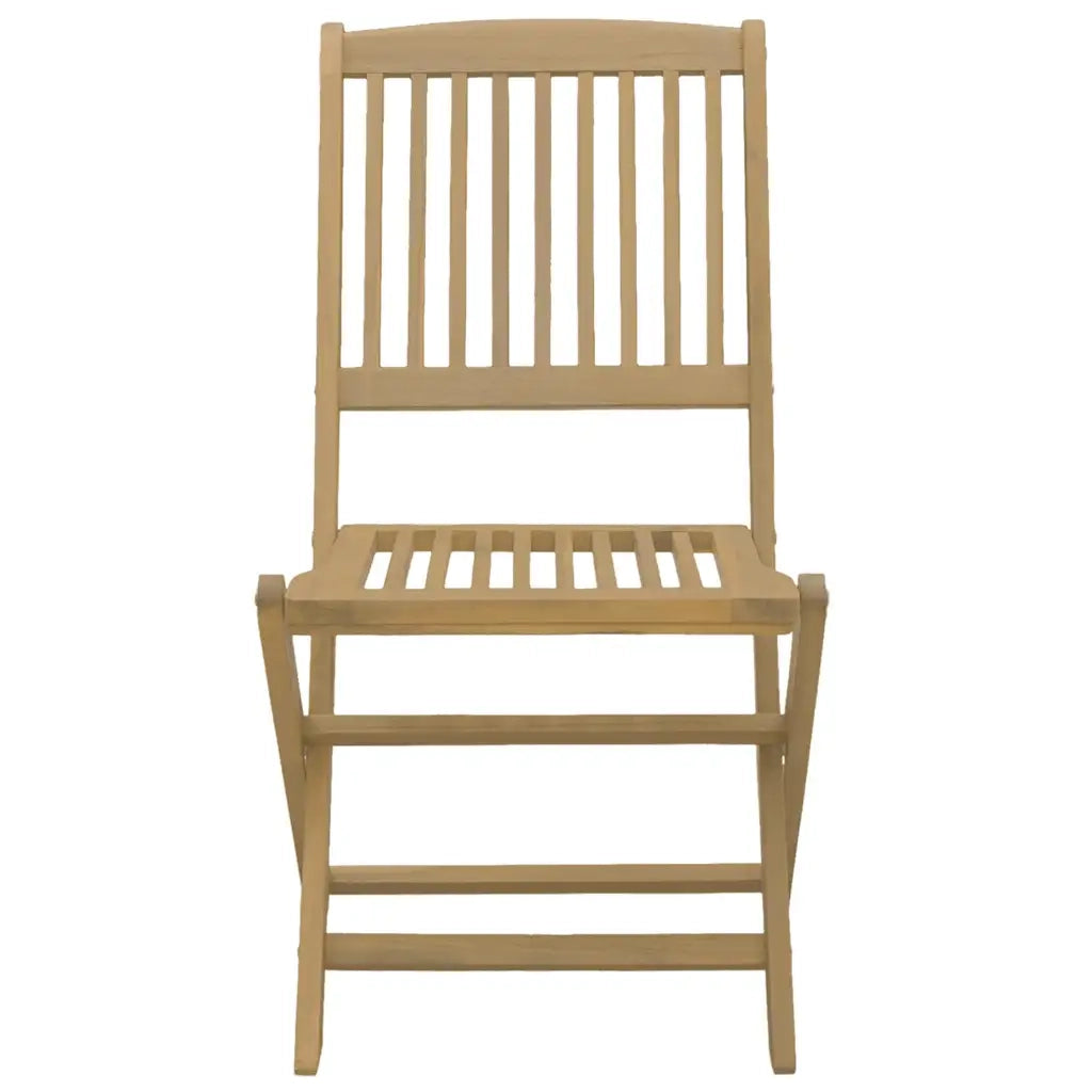 Sedie Giardino Pieghevoli 2 pz | Sedie da Esterno 44x50x88 cm Massello Acacia