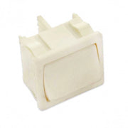 INTERRUTTORE UNIPOLARE 2 CONTATTI 23X19MM colore Bianco UNIVERSALE VARI USI - UNIVERSALE