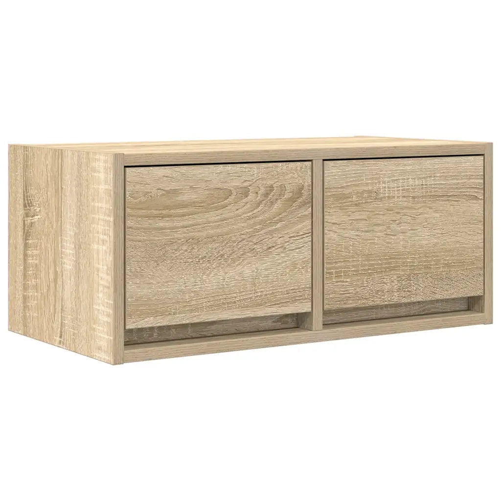 Mobili TV 2 pz Rovere Sonoma 60x31x25,5 cm in Legno Multistrato