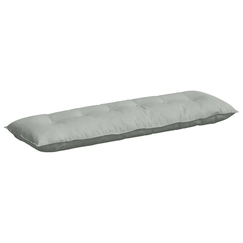 Cuscino per Schiena Grigio chiaro 160 x 50 cm Tessuto in Cords