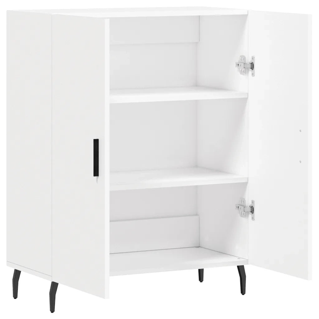 Credenza Bianca 69,5x34x90 cm in Legno Multistrato 827740