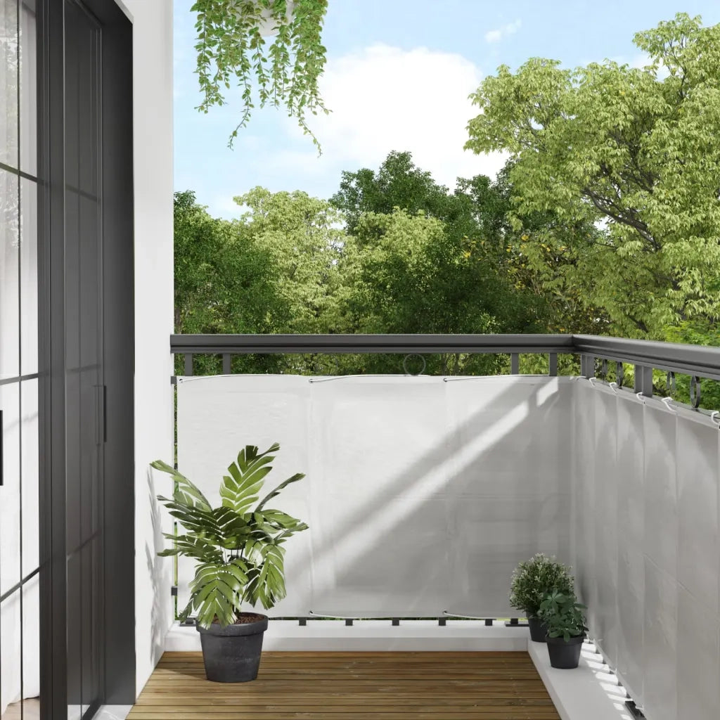 Paravento Balcone Grigio chiaro 90x800cm 100% Poliestere Oxford 4000012