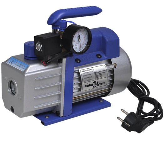 Pompa per vuoto monostadio con manometro 71 litri/min impianti di refrigerazione, macchine da stampa, dispositivi medici 3402147