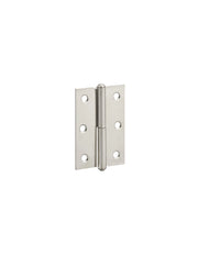 Cerniera per porta destra, 60x40mm, acciaio nichelato - THIRARD