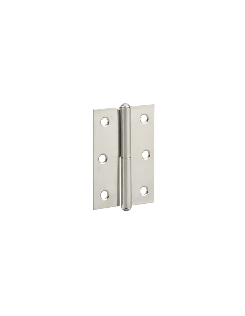 Cerniera per porta destra, 60x40mm, acciaio nichelato - THIRARD