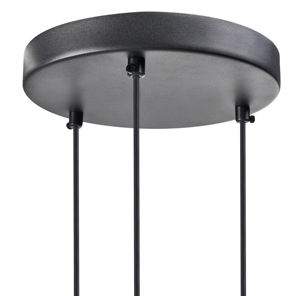 Lampadario metallo Nero stile moderno glamour soggiorno